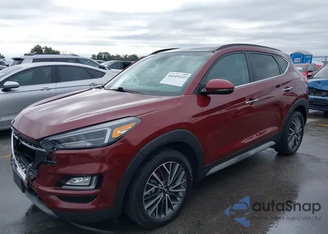 2020 Hyundai Tucson Ultimate z USA, uszkodzony, nr VIN KM8J33AL4LU121337